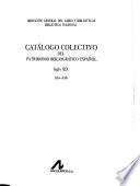 Libro Catálogo colectivo del patrimonio bibliográfico español: Alo-Arb