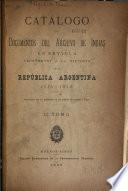 Catálogo de documentos del Archivo de Indias en Sevilla
