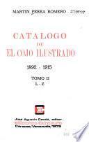 Catálogo de El Cojo ilustrado, 1892-1915