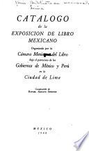 Catálogo de la Exposición de libro mexicano