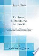 Libro Catálogo Monumental de España