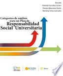 Libro Categorías de análisis para un plan de responsabilidad Social Universitaria