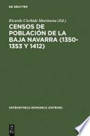 Libro Censos de población de la Baja Navarra (1350-1353 y 1412)