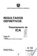 Censos nacionales 1993, IX de población, IV de vivienda: Ica (2 v.)