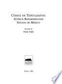 Códice de Tepetlaóztoc (códice Kingsborough), Estado de México: Estudio de Perla Valle