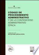 Libro Código de procedimiento administrativo y de lo contencioso administrativo CPACA