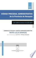 Código procesal administrativo de la provincia de Neuquén