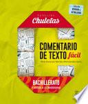 Libro Comentario de texto fácil para Bachillerato