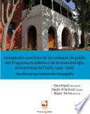 Libro Compendio analítico de los trabajos de grado del Programa académico de fonoaudiología,