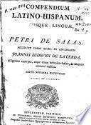 Compendium latino-hispanum
