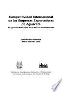 Competitividad internacional de las empresas exportadoras de aguacate