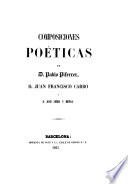 Composiciones poéticas de Pablo Pifferer, Juan Francisco Carbó y José Semis y Mensa