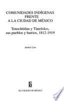 Libro Comunidades indígenas frente a la Ciudad de México