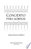 Libro Concierto para sordos