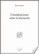 Libro Consideraciones sobre la Iniciación (edición de bolsillo)