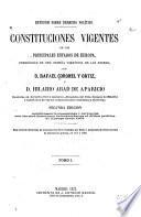 Constituciones vigentes de los principales estados de Europa