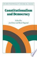 Libro Constitutionalism and Democracy