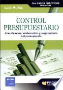 Libro Control presupuestario