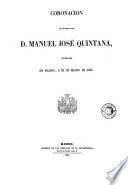 Coronación del eminente poeta José Quintana