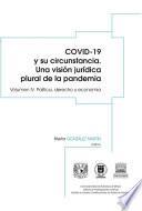 Libro COVID-19 y su circunstancia. Una visión jurídica plural de la pandemia. Vol. IV. Política, derecho y economía