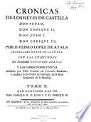 Cronicas de los reyes Castilla