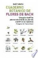 Cuaderno botánico de las flores de Bach