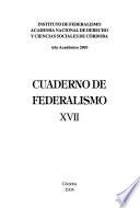 Cuaderno de federalismo