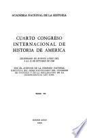 Cuarto Congreso Internacional de Historia de América