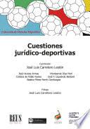 Libro Cuestiones jurídico-deportivas