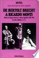 De Bertolt Brecht a Ricardo Monti
