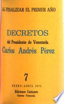 Decretos del presidente de Venezuela, Carlos Andrés Pérez.[2. ed.]