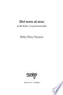 Libro Del texto al sexo