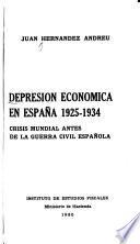Depresión económica en España 1925-1934