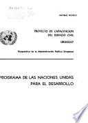 Diagnóstico de la administración pública uruguaya