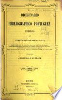 Diccionario bibliográphico portuguez