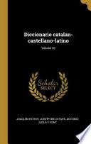 Libro Diccionario catalan-castellano-latino;