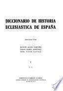 Diccionario de historia eclesiástica de España