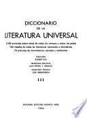 Diccionario de la literatura universal