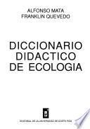 Diccionario didáctico de ecología