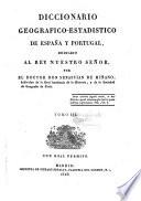 Diccionario geografico-estadistico de Espana y Portugal