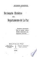 Diccionario histórico del departamento de La Paz