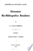 Dicionário bio-bibliografico brasileiro ...: Aze-Bv