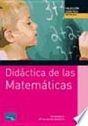 Didáctica de las matemáticas para primaria