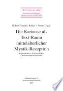 Libro Die Kartause als Text-Raum mittelalterlicher Mystik-Rezeption