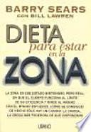 Libro Dieta para estar en la zona