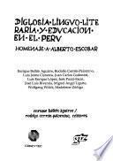 Diglosia linguo-literaria y educación en el Perú