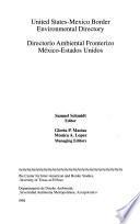 Directorio Ambiental Fronterizo México-Estados Unidos