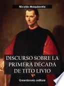 Libro Discurso sobre la primera década de Tito Livio