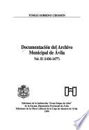 Documentación del Archivo Municipal de Avila (1256-1474): 1436-1477
