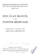 Don Juan Manuel y los cuentos medievales